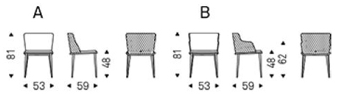 stuhl-magda-ml-couture-cattelan-abmessungen
