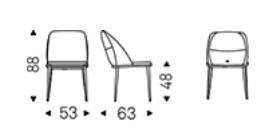chaise-mariel-ml-cattelan-dimensions