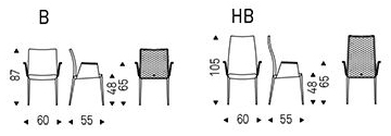 sedia-norma-couture-con-braccioli-cattelan-dimensioni
