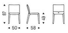 sedia-penelope-cattelan-dimensioni