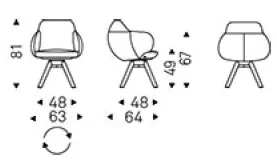 chair-bombe-cattelan-dimensions