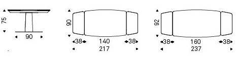 table-linus-keramik-drive-cattelan-dimensions