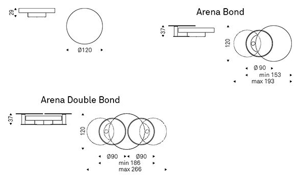 table-basse-arena-cattelan-dimensions