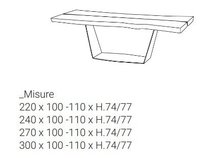 tavolo-ala-elite-to-be-finiture-dimensioni