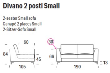 canapé Capitol Felis dimensions