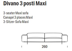 divano-Limitless-felis-dimensioni