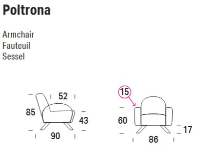 Poltrona-Clair-felis-dimensioni
