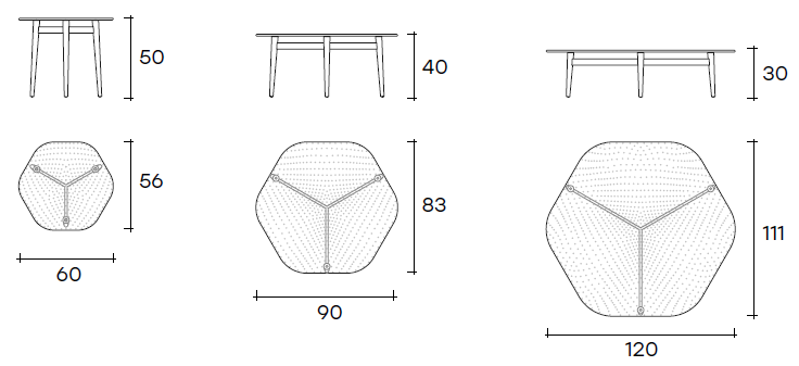table-basse-coralBeach-Fiam-dimensions