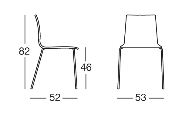 sedia-alice-chair-scab-dimensioni