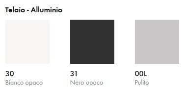 Sedia Loop Mono 4 Star Aluminium Base Infiniti Design finitura struttura