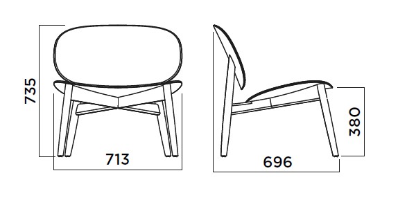 Harmo Relax Infiniti Design chair sizes