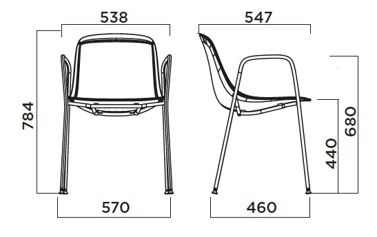Pure Loop Mono Infiniti Design upholstered armchair sizes