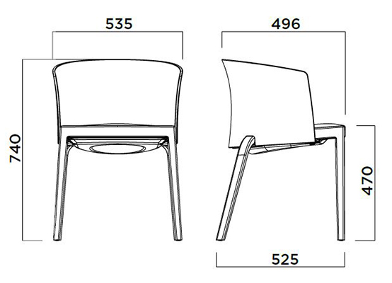 chair-bi-full-back-infiniti-design-dimensions