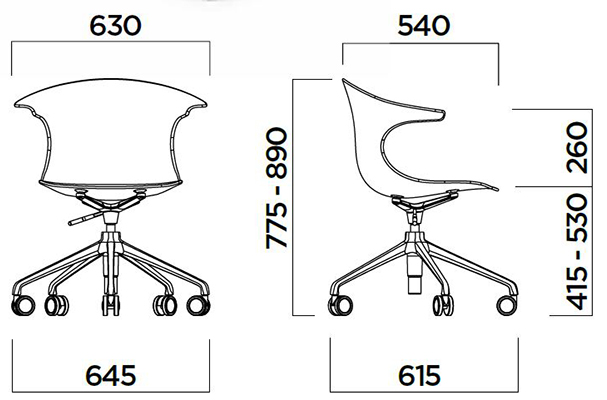 chair-loop-5-star-infiniti-design-dimensions