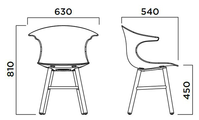 chair-loop-retrò-infiniti-design-dimensions