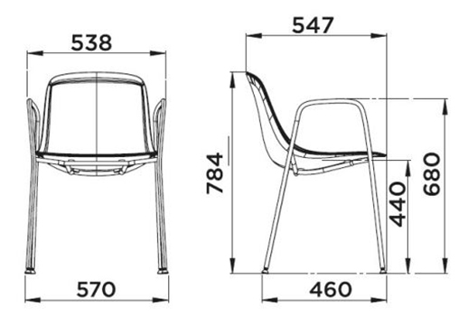 chair-pure-loop-mono-with-arms-infiniti-design-dimensions