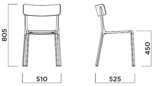 chaise-ruelle-plastic-back-infiniti-design-dimensions