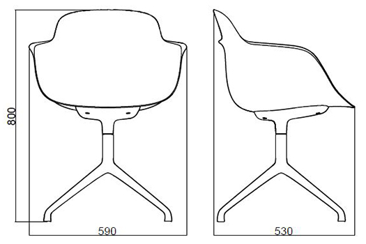 chair-sicla-4-star-infiniti-design-dimensions
