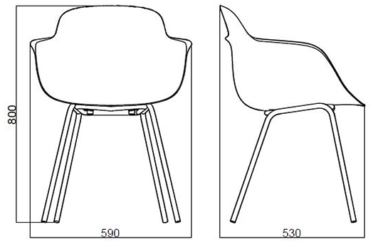 chair-sicla-infiniti-design-dimensions