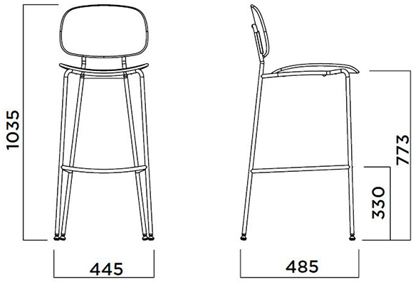taburete-tondina-bar-stool-infiniti-design-dimensiones