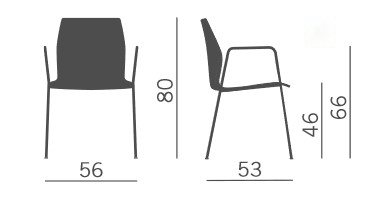 sedia-kalea-kastel-con-braccioli-dimensioni