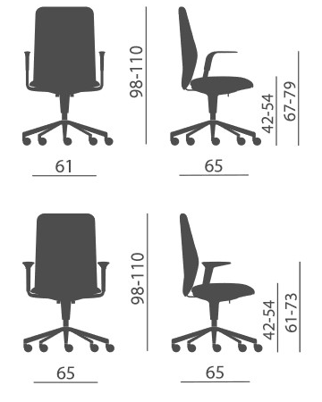 sedia-kappa-kastel-con-braccioli-dimensioni