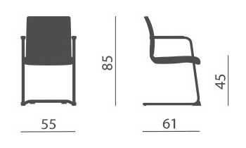 chaise-karma-a-slitta-dimensions