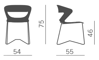 chaise-kikka-kastel-dimensions