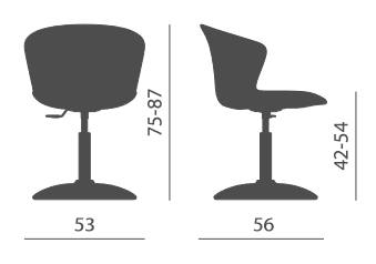 kicca-plus-kastel-chromed-base-swivel-chair