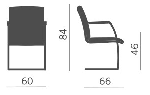 klassic-kastel-sled-chair-dimensions