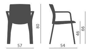 sedia-klia-kastel-con-braccioli-dimensioni