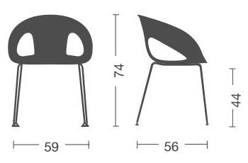 sedia-krizia-kastel-dimensioni