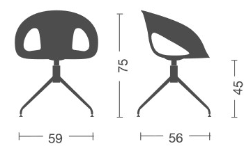 chaise-krizia-kastel-dimensions