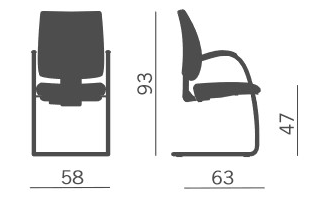 chaise-kubix-kastel-dimensions