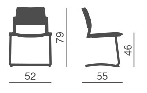 kyos-kastel-sled-chair-dimensions