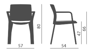 sedia-klia-kastel-con-braccioli-imbottita-dimensioni