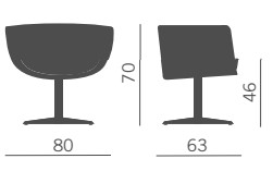 koppa-kastel-4-spoke-armchair-dimensions