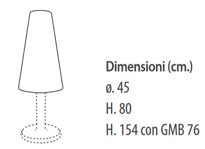 lampada-historie-modum-dimensioni