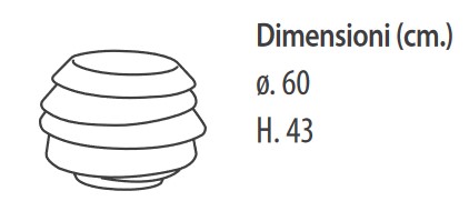Lampe-Sirio-Modum-dimensions