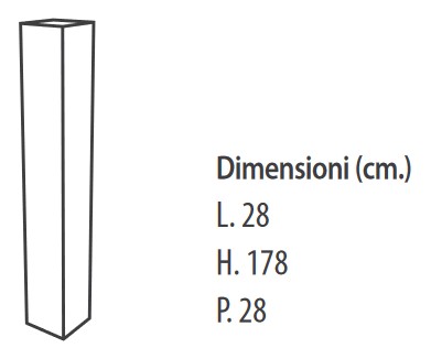 Lampe-colone-Tower-Modum-dimensions