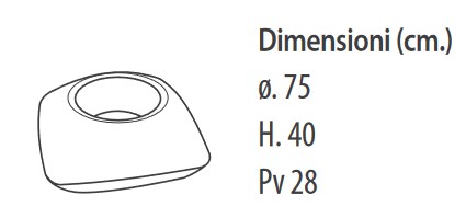 Vase-Portorico-lightable-Modum-dimensions