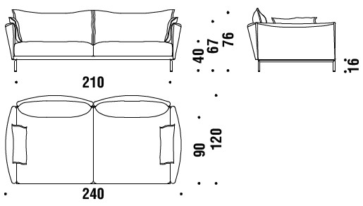 sofa-Gentry-Moroso-dimensions