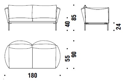 sofa-GentryExtraLight-Moroso-dimensions