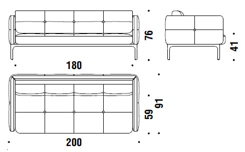 sofa-Modernista-moroso-dimensions