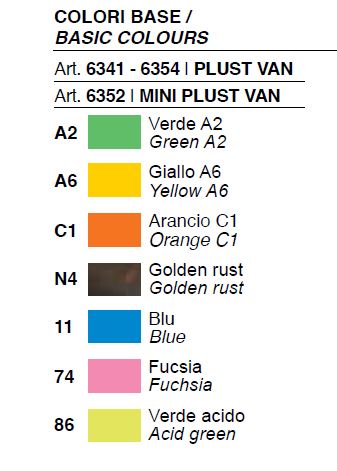 Van Holder Plust colours