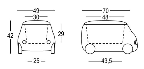 Van Holder Plust dimensions and sizes