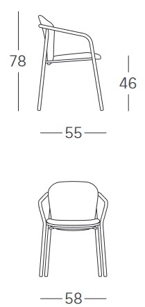 sedia-finn-con-braccioli-scab-dimensioni