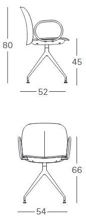 Dimensions of the Mentha Pop Scab Garden Armchair