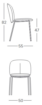 Mentha Pop Scab Chair Dimensions