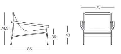 chaise Dress_Code Basic Scab Design dimensions